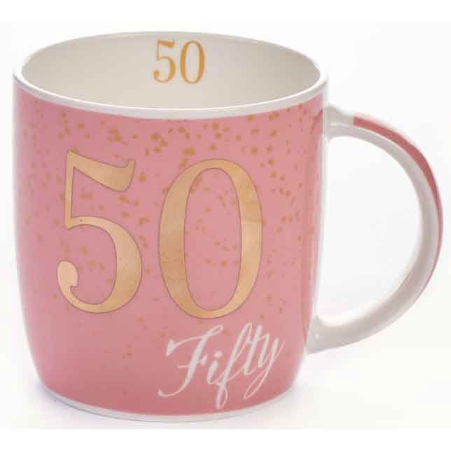 Tiger Feet 50th Pink Mug