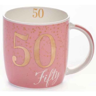 Tiger Feet 50th Pink Mug