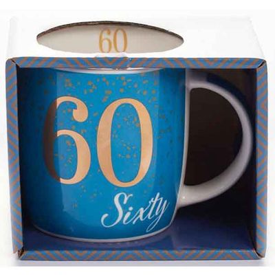Tiger Feet 60th Blue Mug