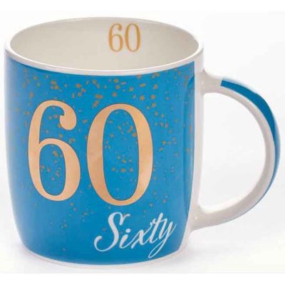Tiger Feet 60th Blue Mug