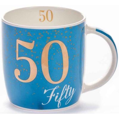 Tiger Feet 50th Blue Mug