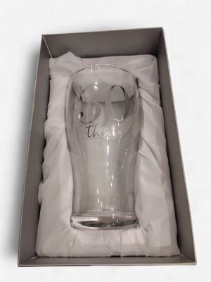 30th Pint Glass