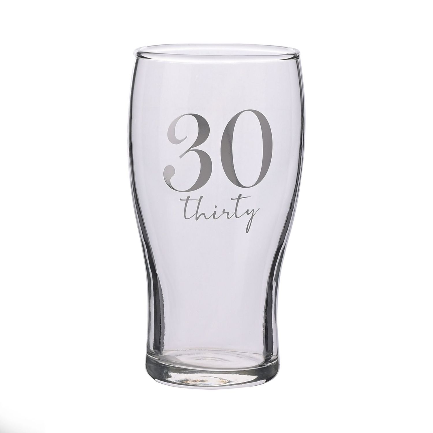 30th Pint Glass