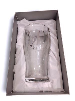 30th Pint Glass