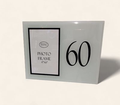60th Photo Frame
