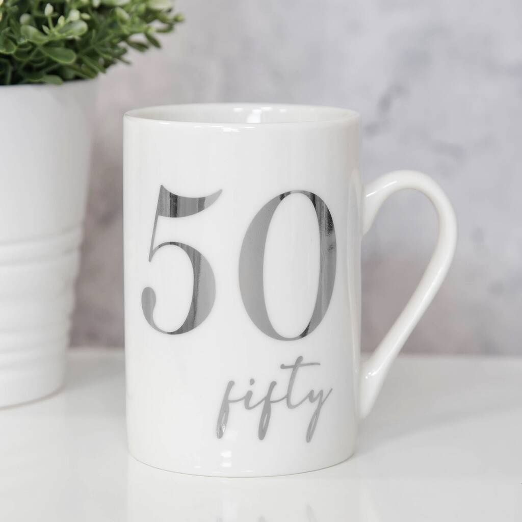50th Milestone Birthday Mug
