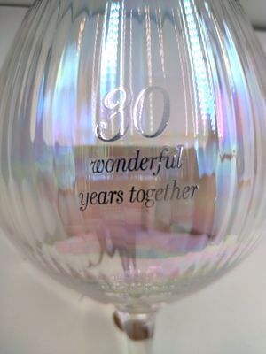 30th Anniversary Gin Glasses by Amore