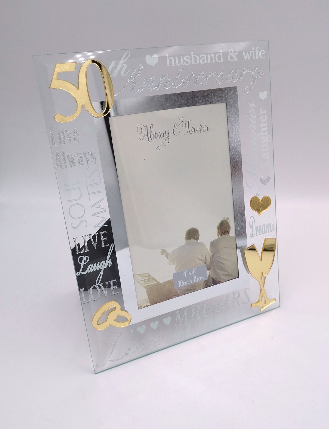 50th Golden Anniversary Photo Frame