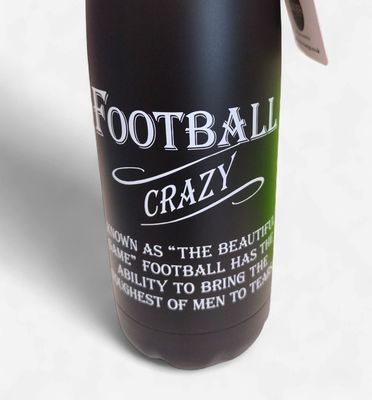 Football Crazy Drink Bottle, by Arora
