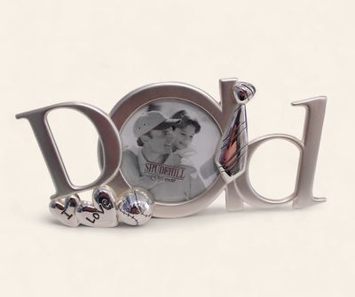 Dad Silver Photo Frame