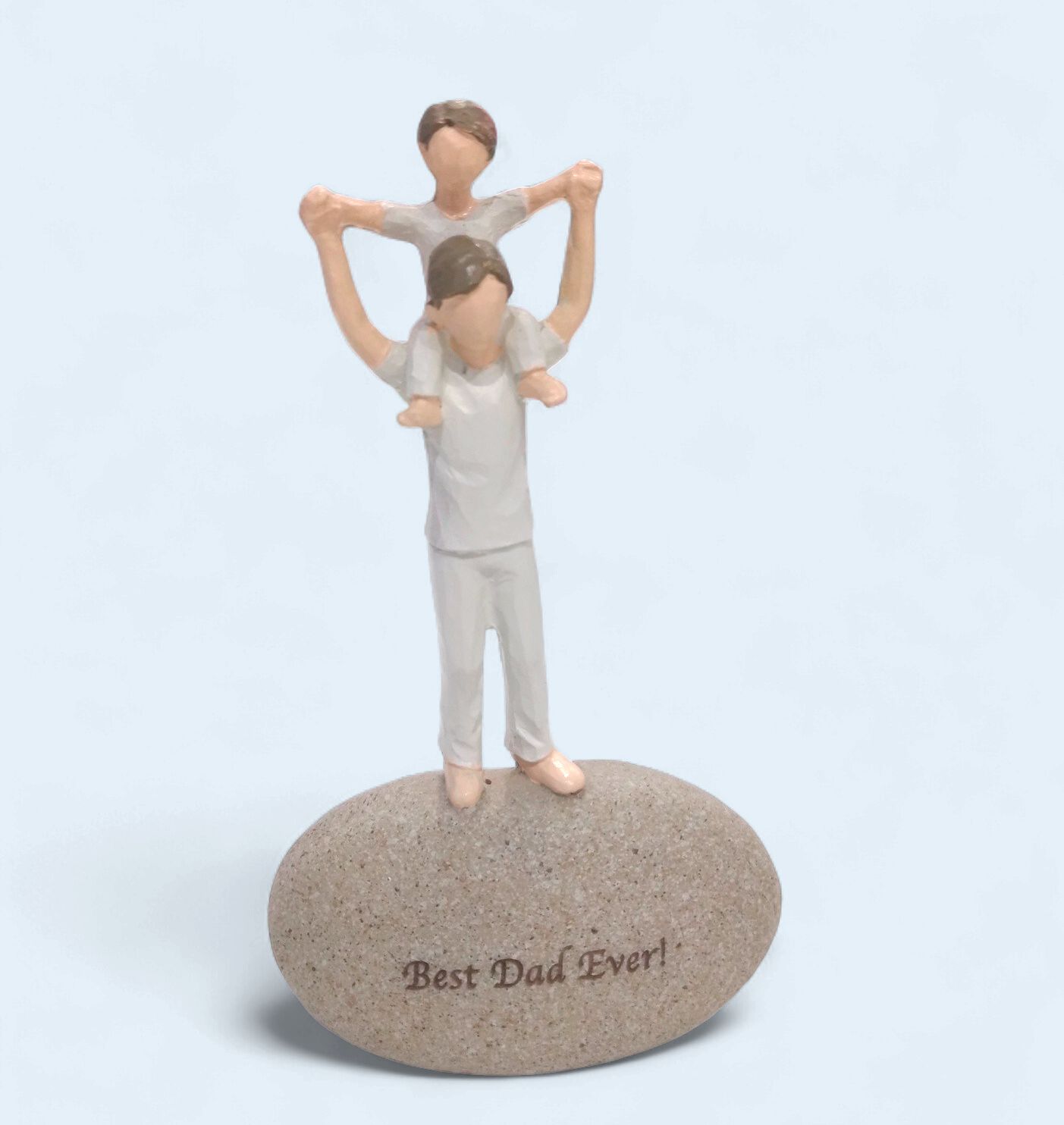 Dad and Child Figurine