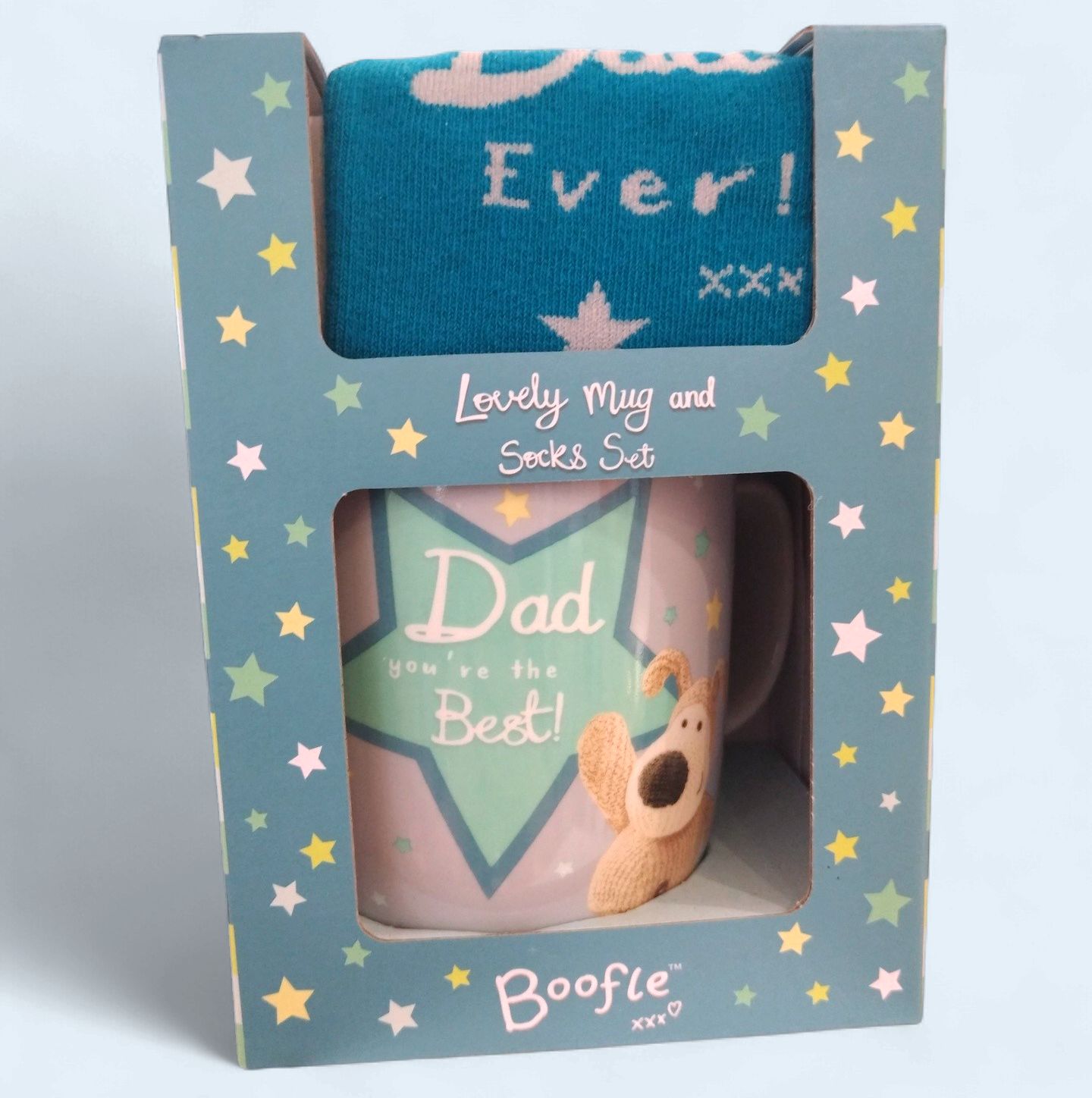 Boofle Best Dad Ever Sock and Mug Set
