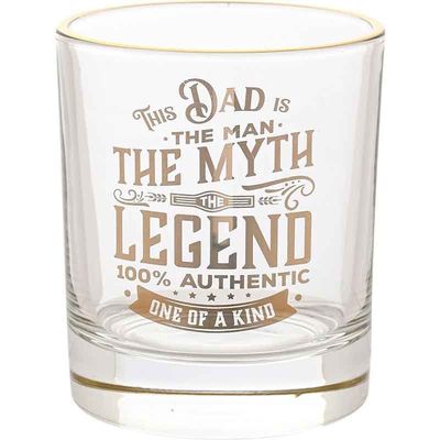 Dad Harvey Makin Legend Tumbler Glass
