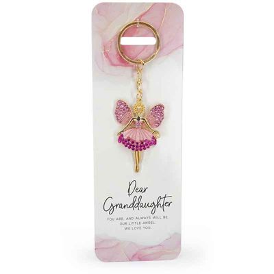 Granddaughter Angel Keyring