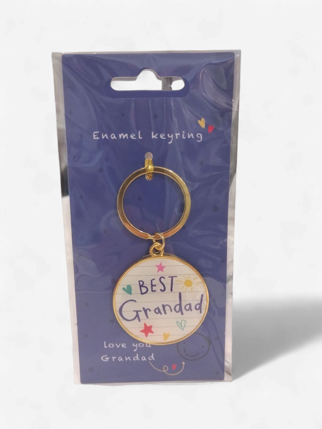 Best Grandad Enamel Keyring