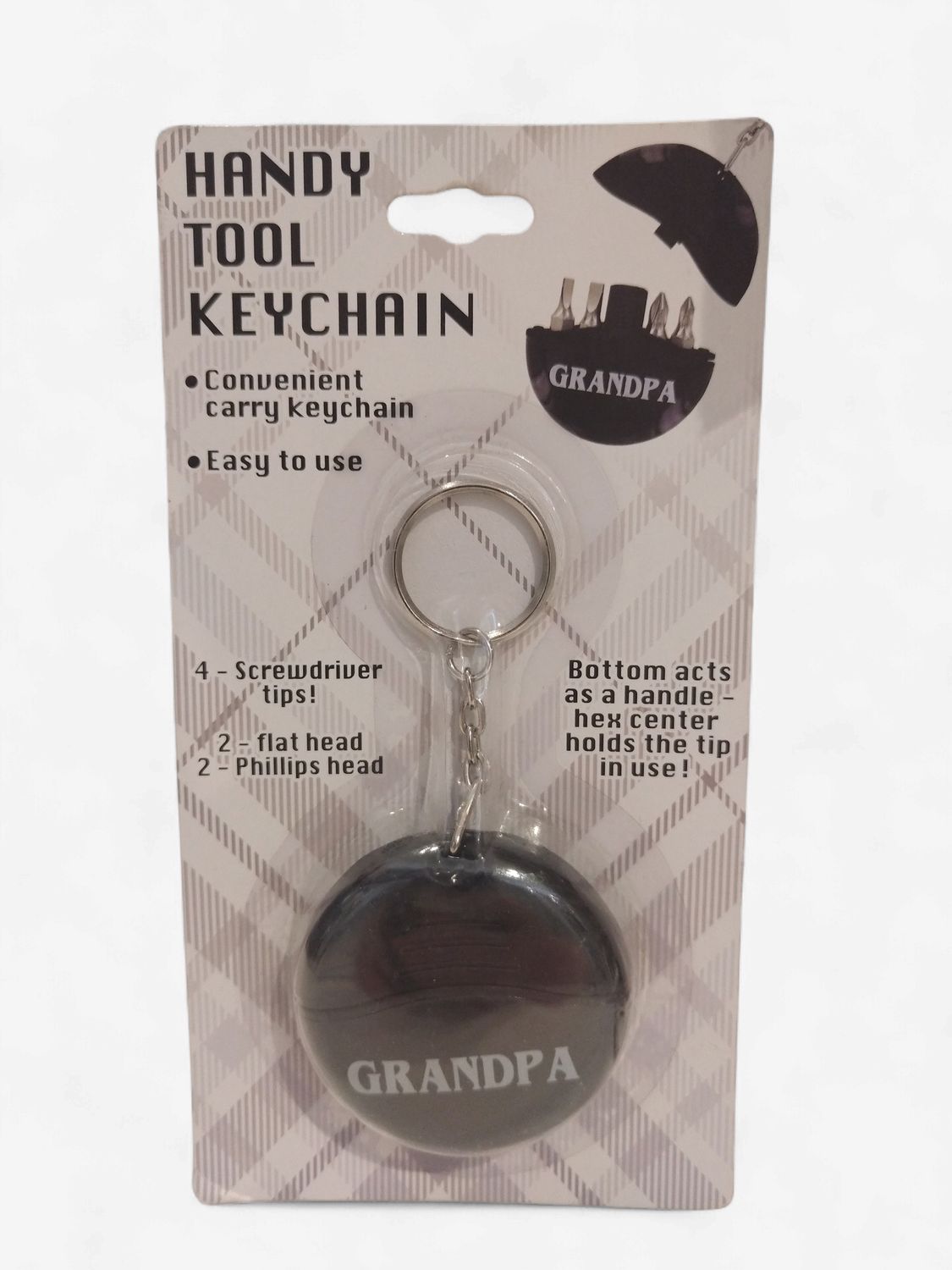 Grandpa Handy Tool Keychain