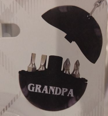 Grandpa Handy Tool Keychain