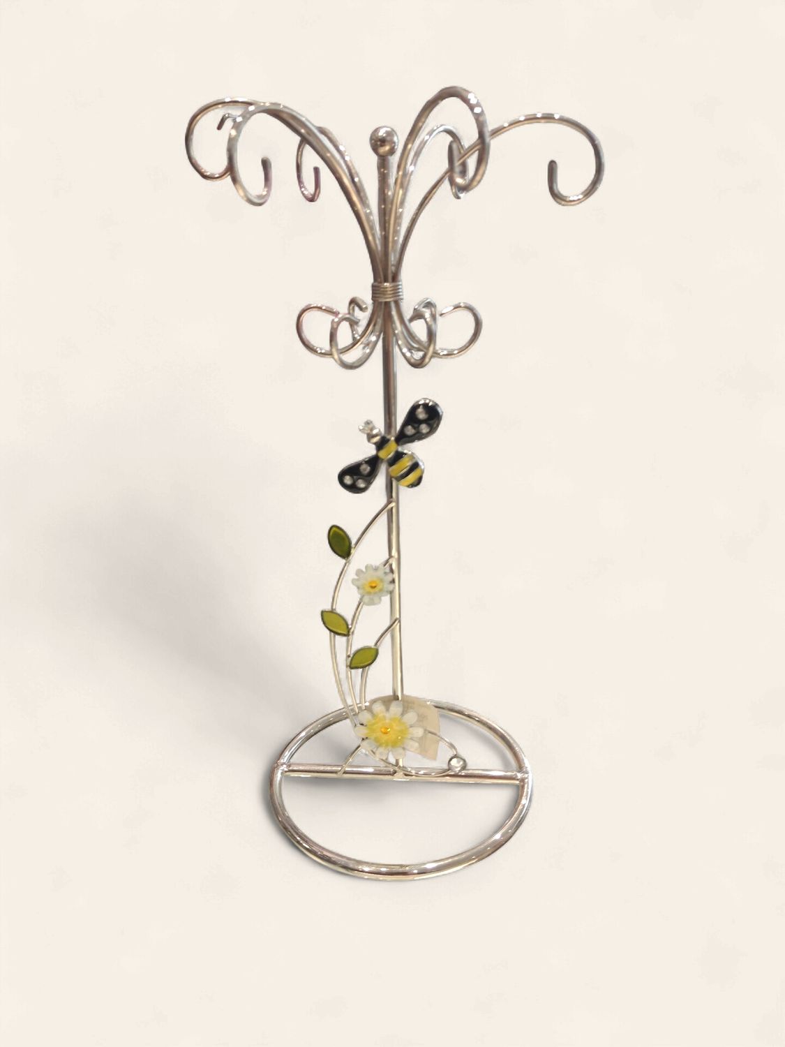 Jewellery Stand with Flower and Bee