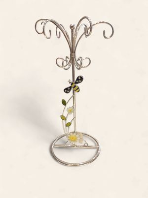 Jewellery Stand with Flower and Bee
