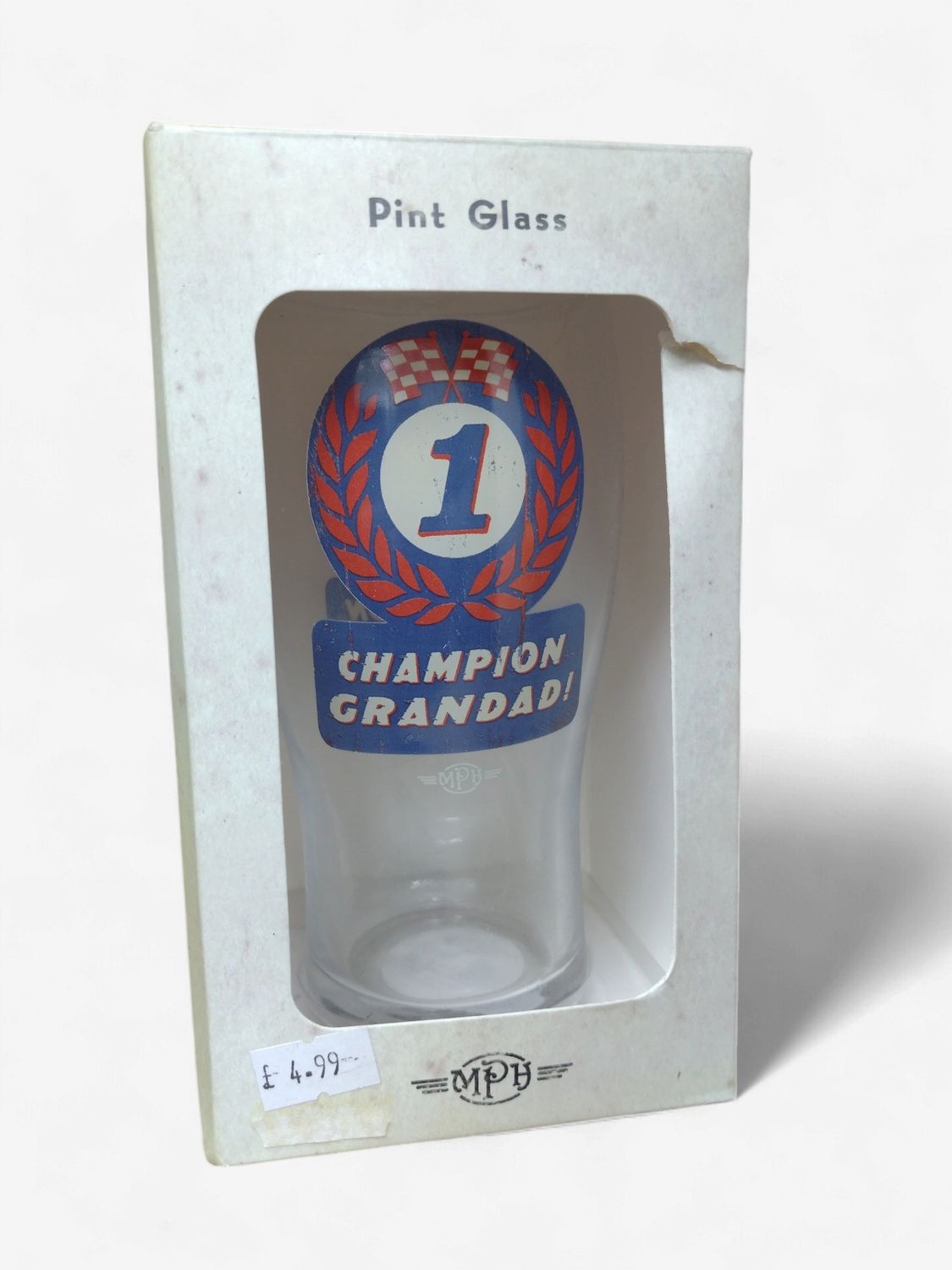 Champion Grandad Pint Glass