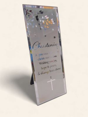 Christening Standing Plaque
