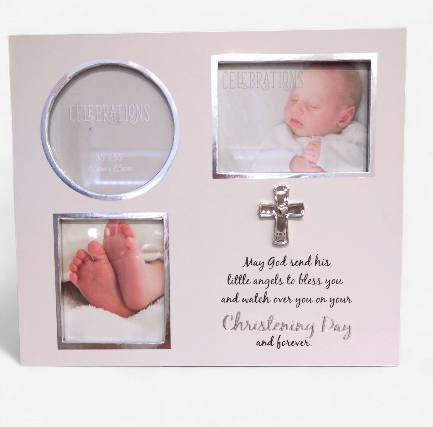 Christening Day Triple Frame