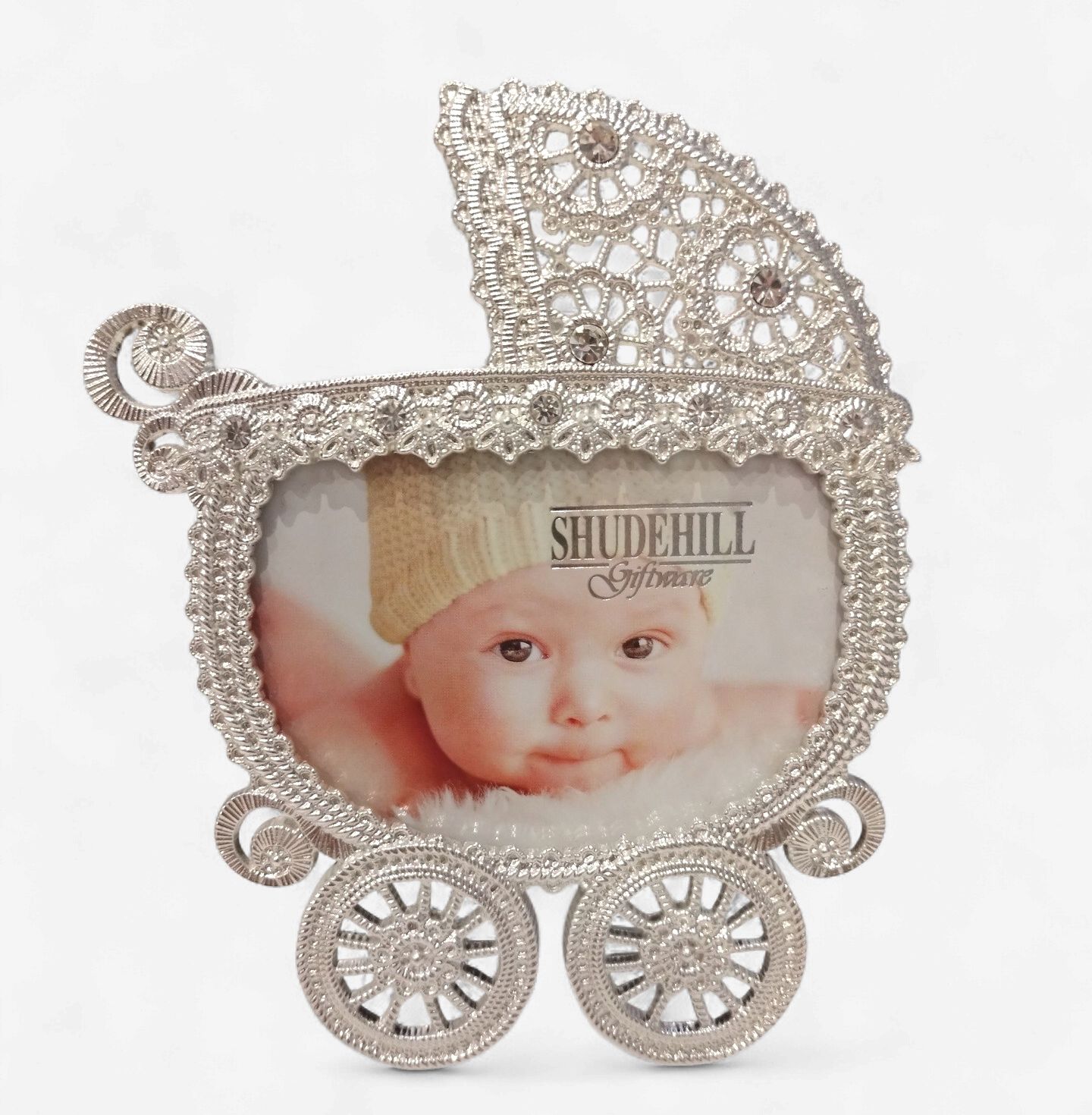 Pram Silver Photo Frame