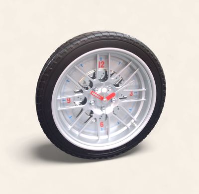 Tyre Clock, by Lesser &amp; Pavey