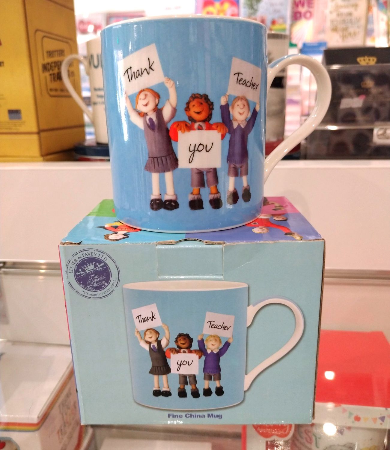 Thank You Teacher Mug, by Lesser and Pavey