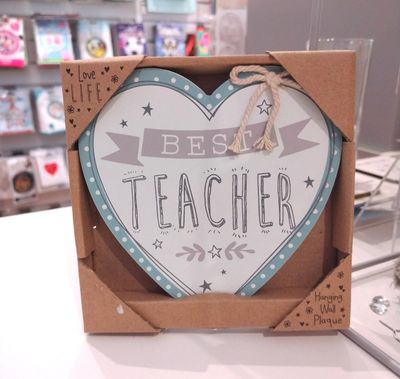 Best Teacher Hanging Wall Plaque