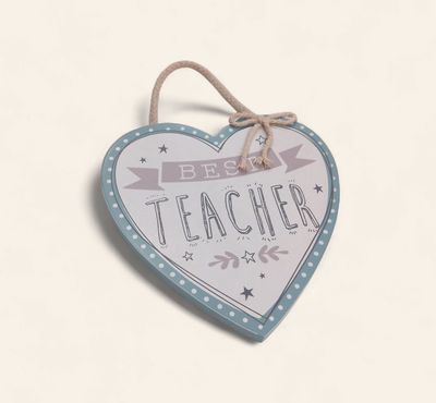 Best Teacher Hanging Wall Plaque