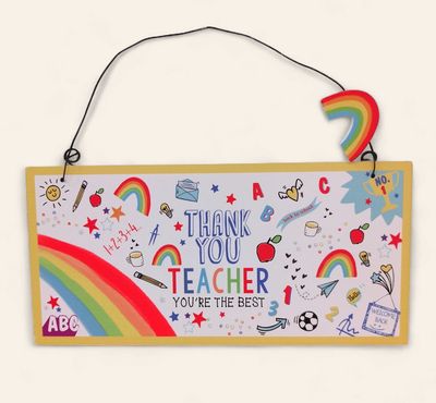 Thank you Teacher Hanging Plaque
