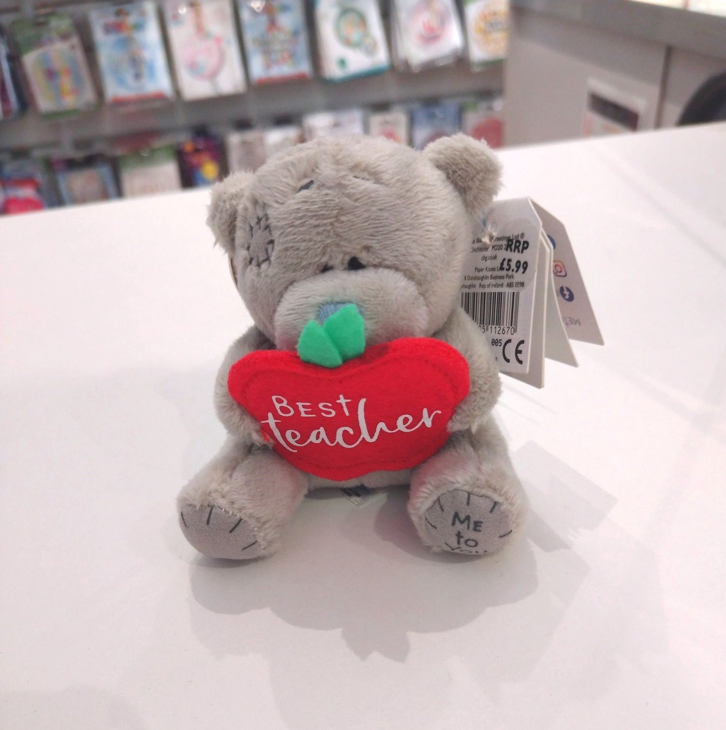 Best Teacher Tatty Teddy Keychain