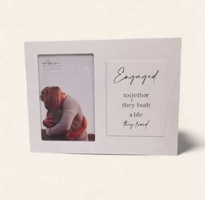 Amore Engaged Photo Frame