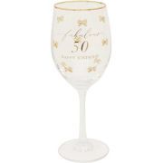 50th Wine Glass Madelaine