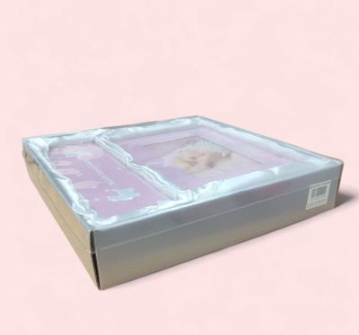 Birth Certificate and Photo Frame Set (Pink)