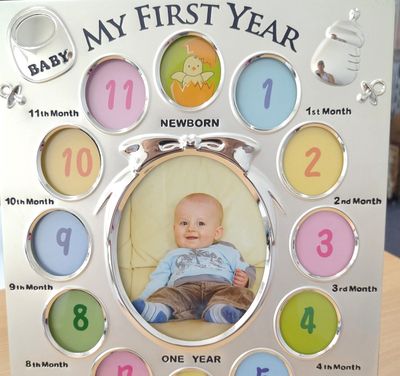 My First Year Photo Frame