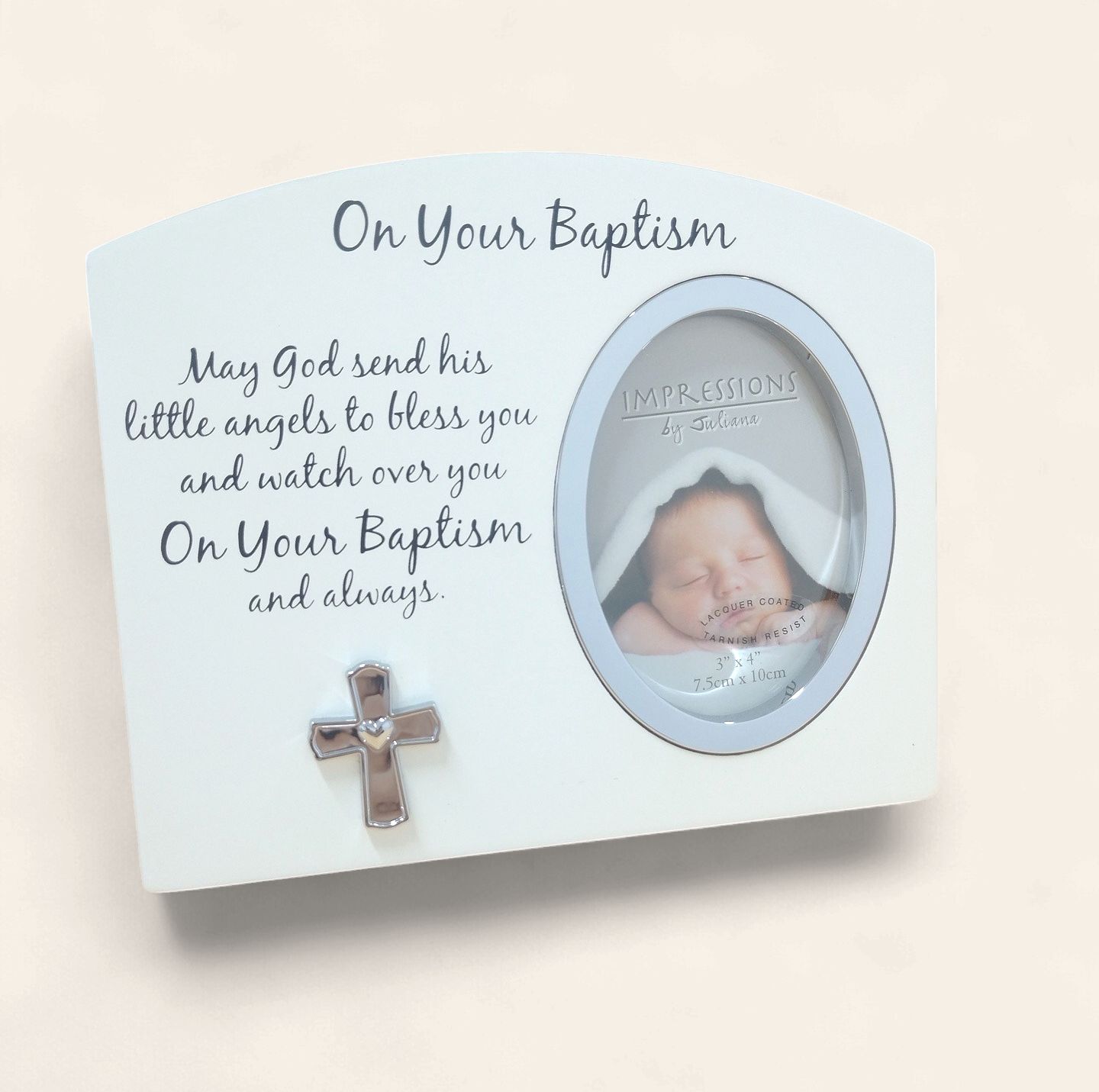 On Your Baptism Impressions Photo Frame