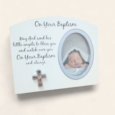 On Your Baptism Impressions Photo Frame