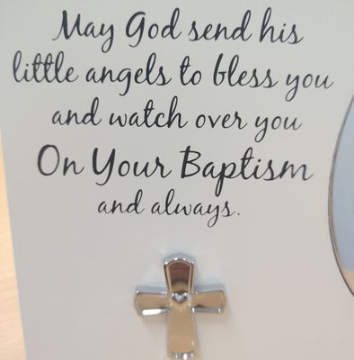 On Your Baptism Impressions Photo Frame