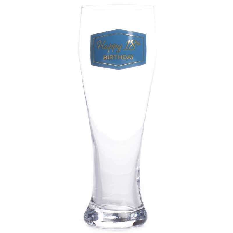 18th Slim Beer Glass