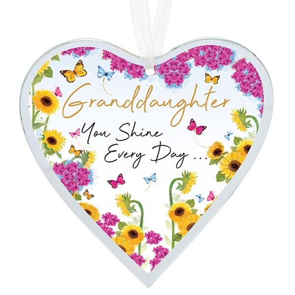 Embrace Hanging Heart Grandaughter