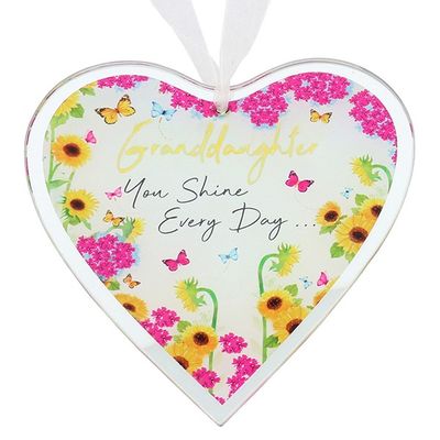Embrace Hanging Heart Grandaughter