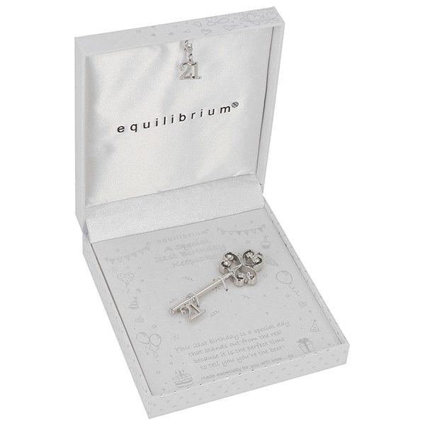 Ornate Gift Boxed 21st Key