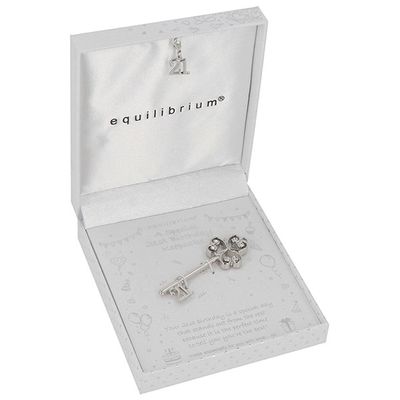 Ornate Gift Boxed 21st Key