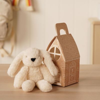 Talia The Plush Cream Bunny Keyring