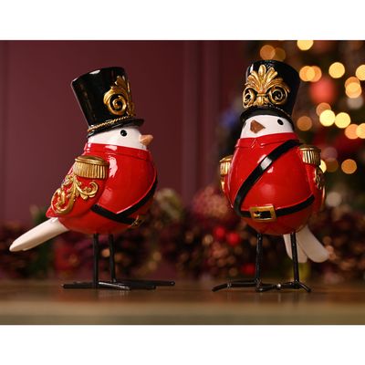 Regal Tidings Christmas Soldier Bird