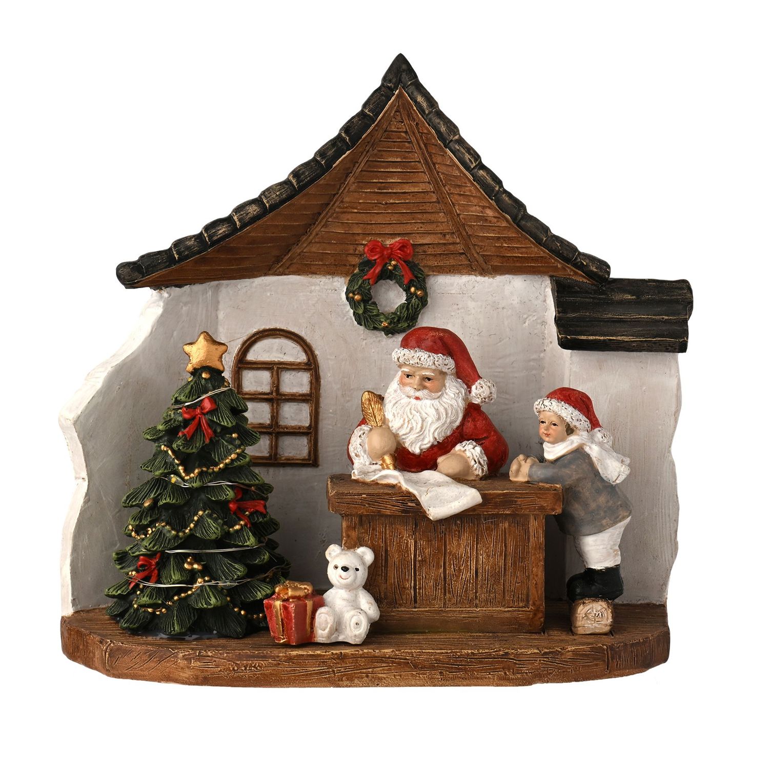Regal Tidings Santa's Grotto Scene With LED