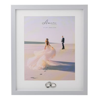 Amore Photo Frame with Rings icon 8" x 10"