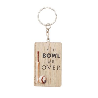 Hobbies By Harvey Keyring - Cricket
